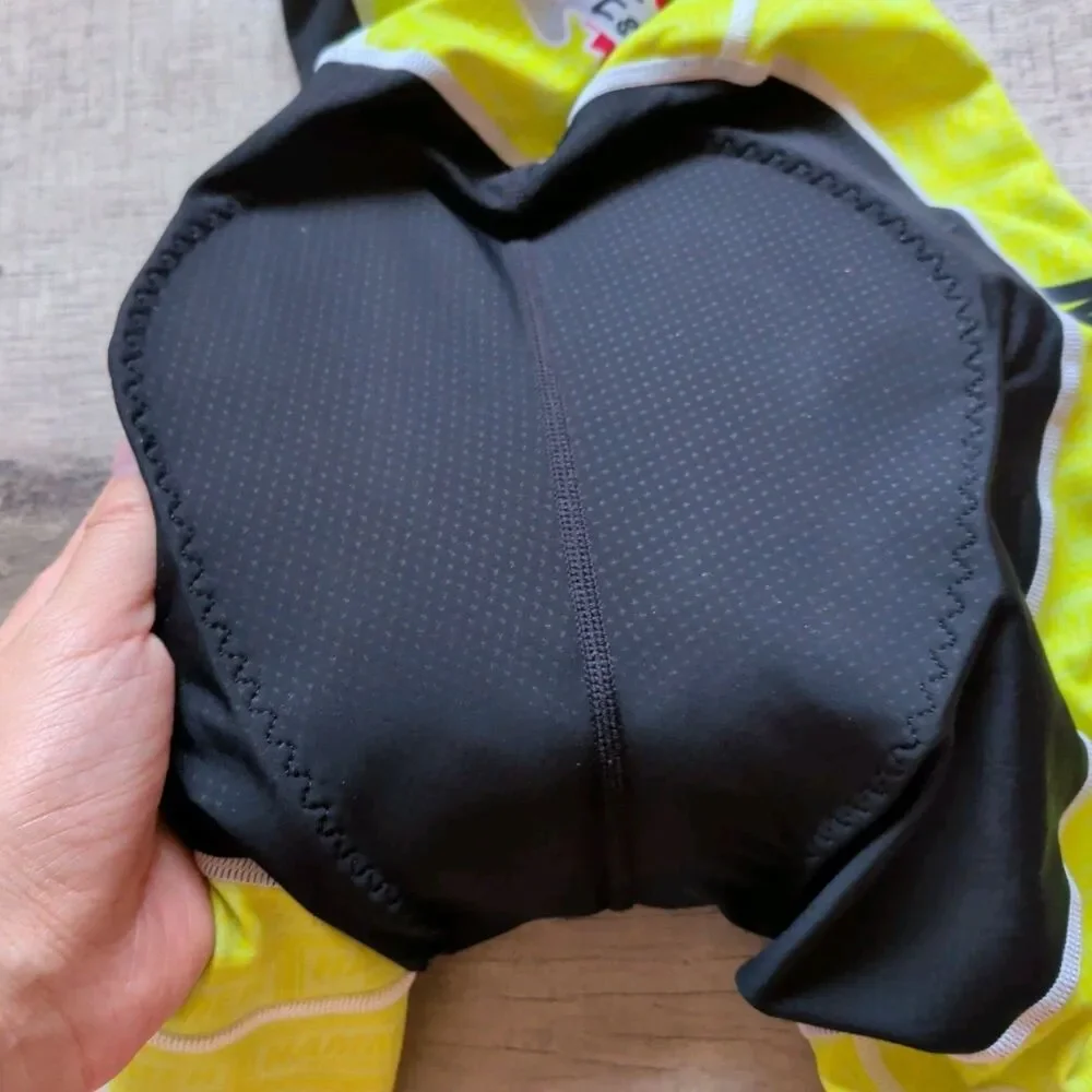 ​Voler Hammer Nutrition Cycling Bib Shorts Men’s Medium Yellow Black Bibs USA